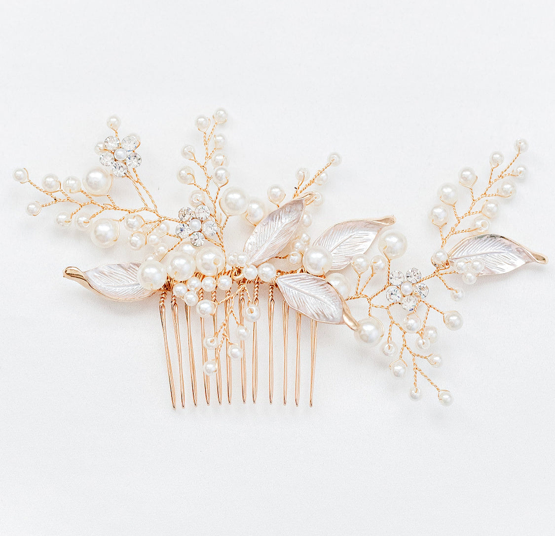 Ansley Pearl Hair Comb | Wink of Pink Shop