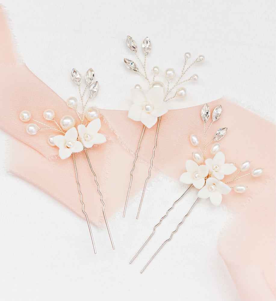 Shae Pearl Wedding Hair Pins