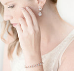 Claudia Leaf Earrings & Bracelet Jewelry Set