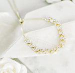 gold bridesmaid bracelet
