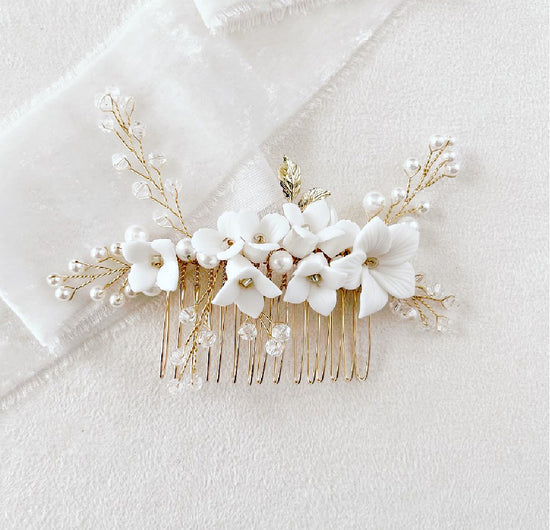 Load image into Gallery viewer, wedding hair comb
