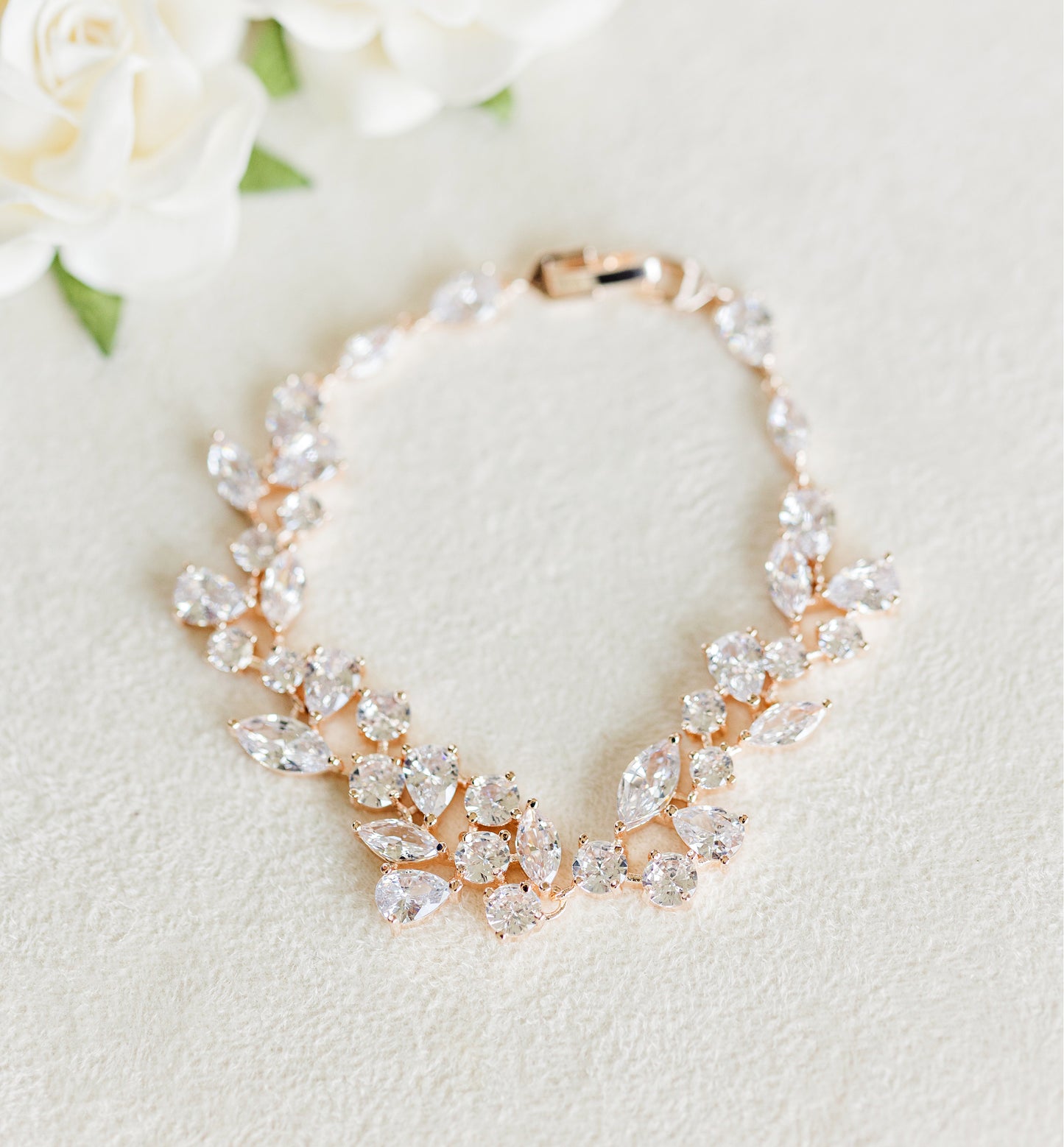 Load image into Gallery viewer, rose gold wedding bracelet
