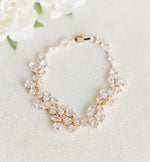 rose gold wedding bracelet