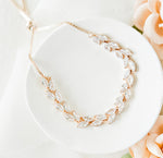 rose gold bridesmaid bracelet