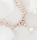 pearl wedding necklace