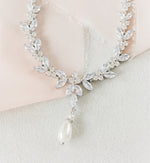 pearl wedding necklace