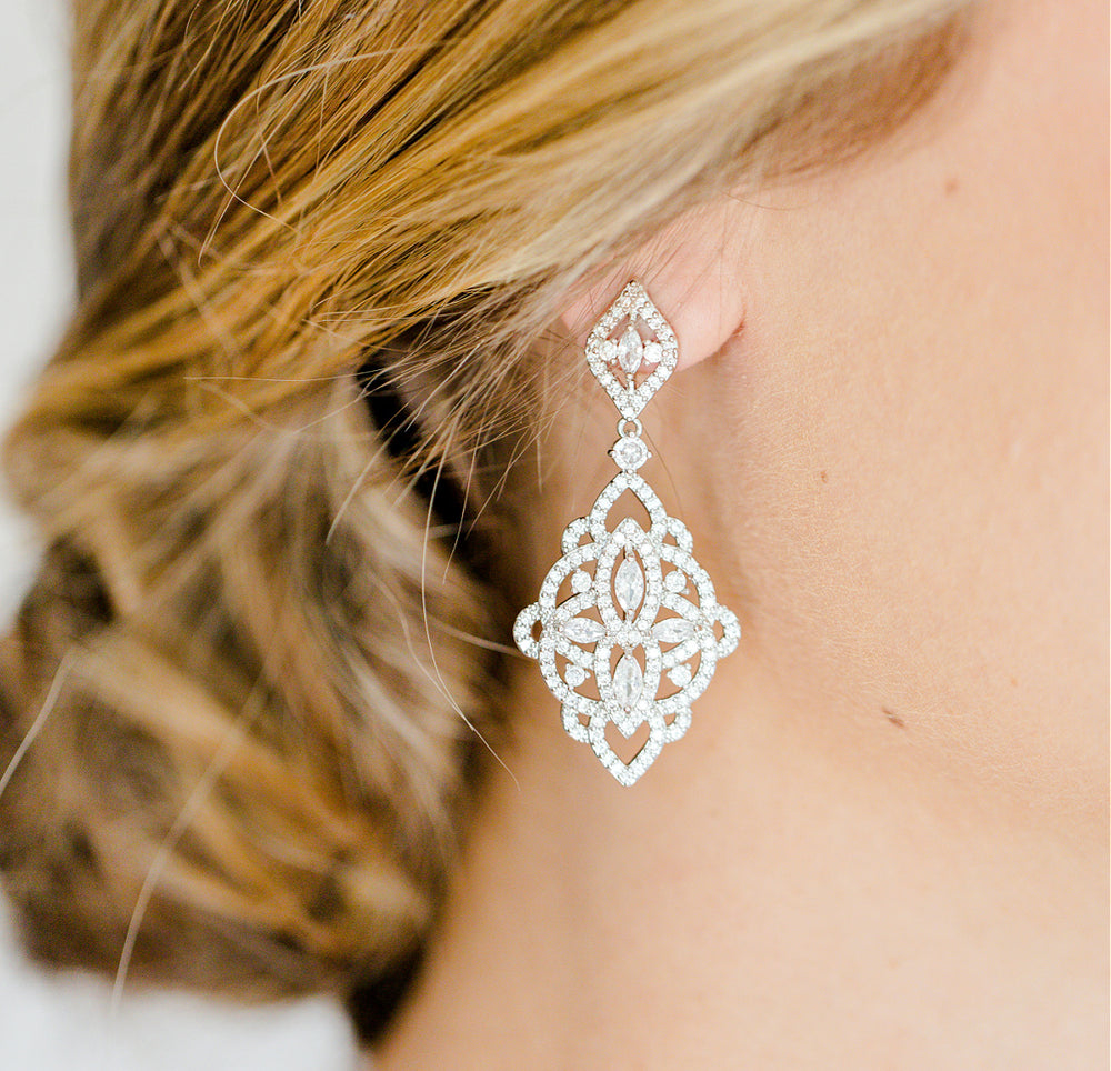 vintage wedding earrings