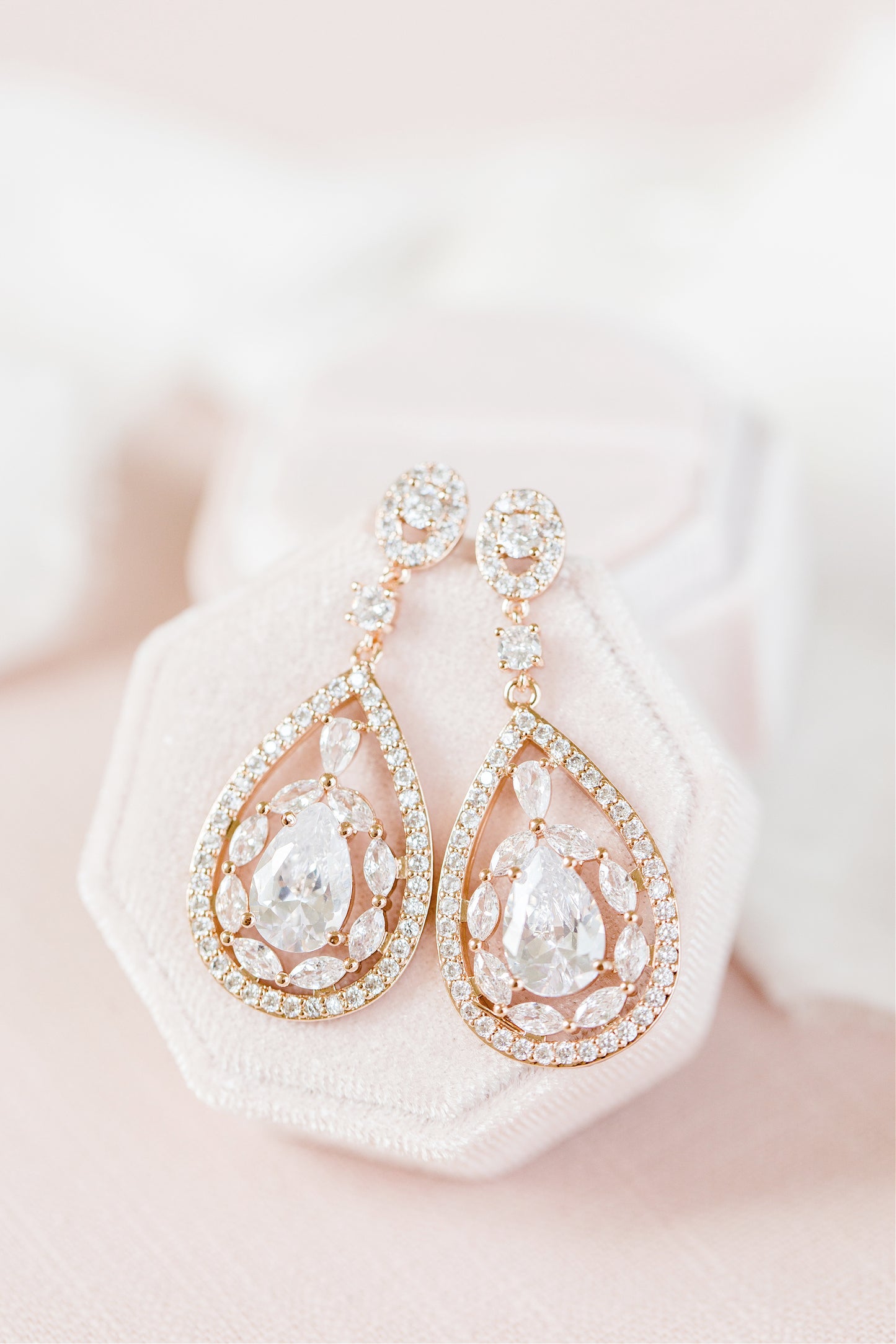 LAINE Statement Pearl & Crystal Vine Teardrop Bridal Earrings – Blair  Nadeau Bridal Adornments
