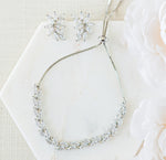 Harper Earrings & Bracelet Wedding Jewelry Set